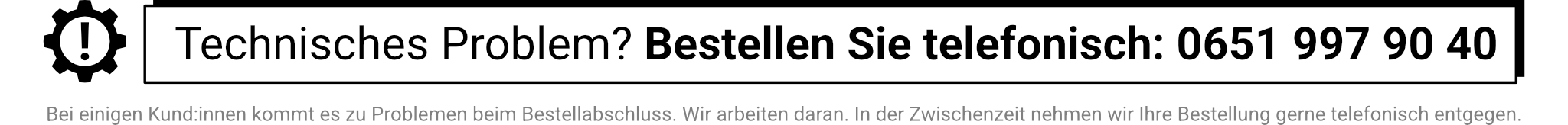 Technisches Problem?