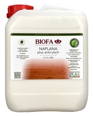 Biofa Naplana Pflegeemulsion Plus Antirutsch, 5 Liter