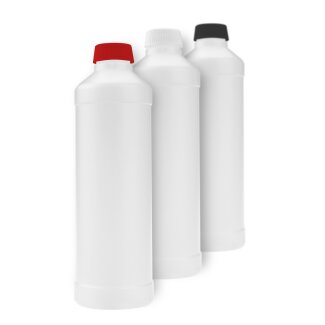 Rundflasche aus HD-PE, natur (500 ml, unbefüllt)