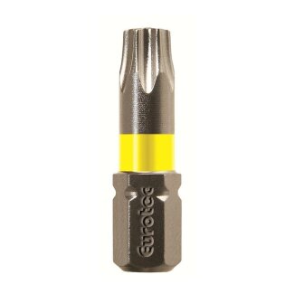 Eurotec Torx TX-Bit 1/4" x 25 mm TX 20 gelb