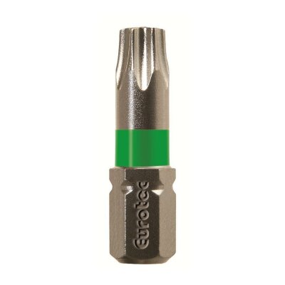 Eurotec Torx TX-Bit 1/4" x 25 mm TX 40 grün