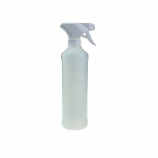 Sprühflasche aus HD-PE, natur (500 ml, unbefüllt)