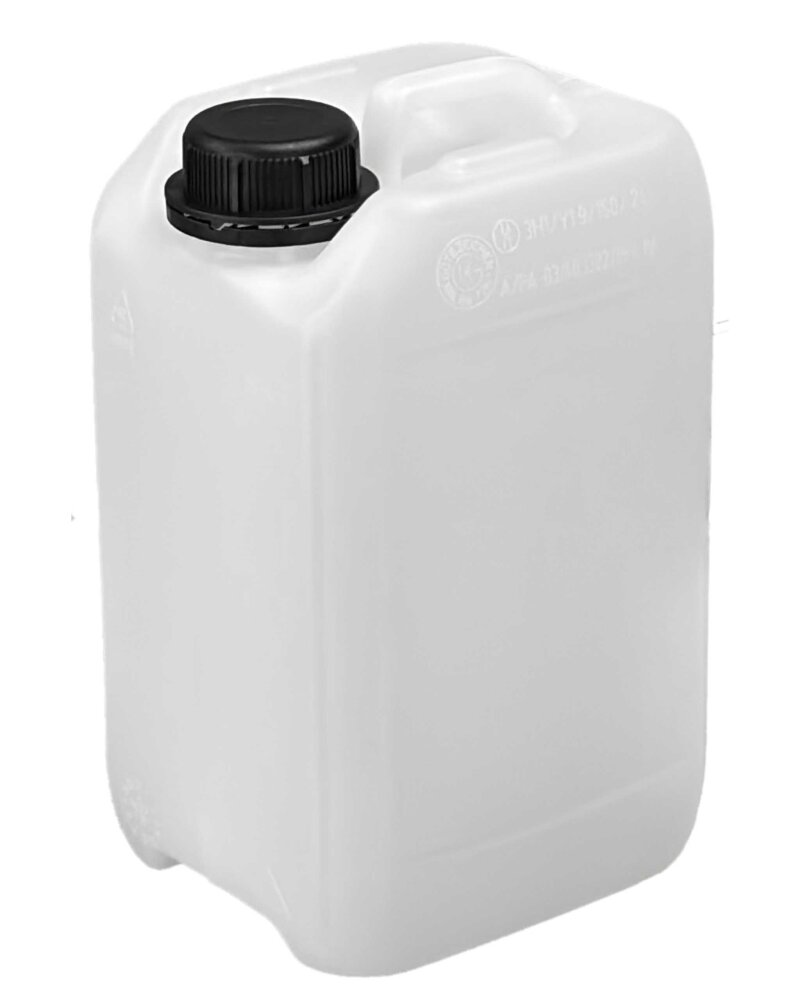 20 Liter Leerkanister DIN 61 – Mit Trichter Und 5 Etiketten, Made In Germany