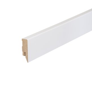 Kosche Sockelleiste MDF weiß Topline