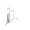 Kosche Sockelleiste MDF weiß Topline