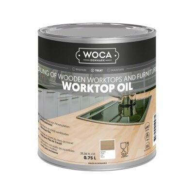 WOCA Arbeitsplattenöl weiss (750 ml)