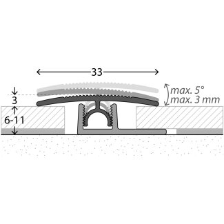 Prinz Profi-Tec Junior &Uuml;bergangsprofil Nr. 316, 100 cm