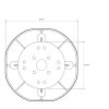 Trevendo Universal Stelzlager M (30 - 45 mm), 25er-Pack