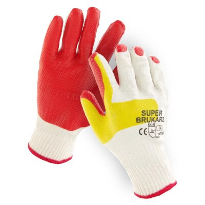 Super Brukarz Arbeitshandschuhe, Größe 10