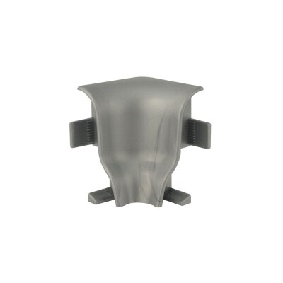 Innenecke 40 mm geschwungen silber