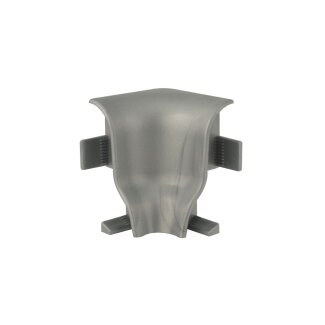 Innenecke 40 mm geschwungen silber