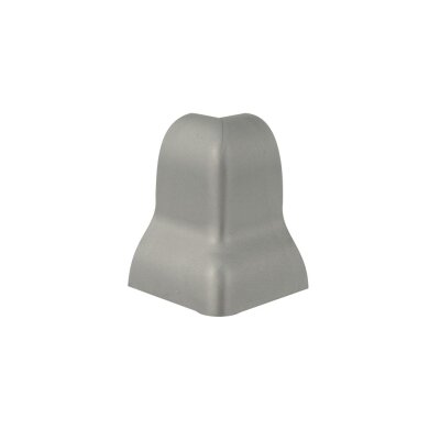 Außenecke 40 mm geschwungen silber