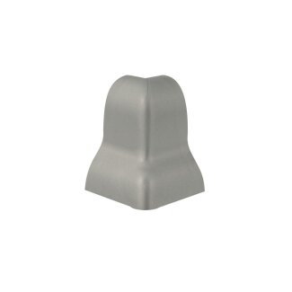 Außenecke 40 mm geschwungen silber