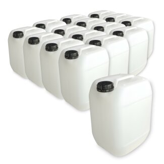 20 Stück Leerkanister aus HD-PE, DIN 45, natur (10...