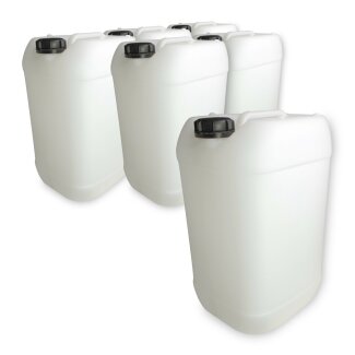 8 Stück Leerkanister aus HD-PE, DIN 61, natur (25...