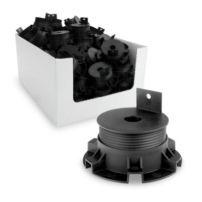 50 Stück Eurotec Minifoot / Eco S Verstellfüße Stelzlager aus Hartkunststoff 2,5 - 4,0 cm