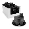 50 Stück Eurotec Minifoot / Eco S Verstellfüße Stelzlager aus Hartkunststoff 2,5 - 4,0 cm