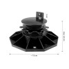 20 Stück Eurotec Stelzlager ECO M 3,5 - 6,5 cm