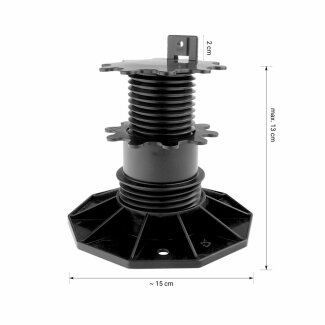 Eurotec Stelzlager Eco L 6,5 - 13,0 cm, 20er-Pack