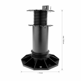 Eurotec Stelzlager Eco XL 13,0 - 19,8 cm, 15er-Pack