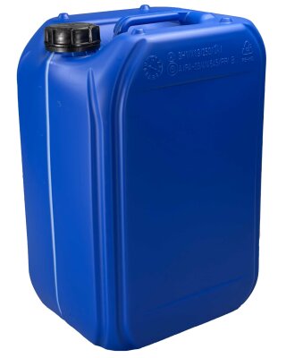Leerkanister aus HD-PE, DIN 61, blau, 25 Liter
