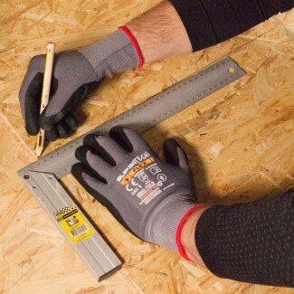 SuperTech Flex Arbeitshandschuhe, Größe 9
