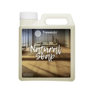 Trevendo Woodcare Holzbodenseife Natur, 1 Liter