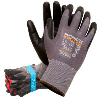 SuperTech Flex Arbeitshandschuhe, Größe 7