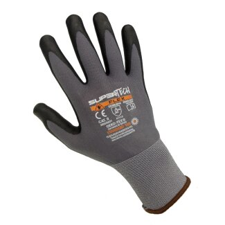 SuperTech Flex Arbeitshandschuhe, Größe 7