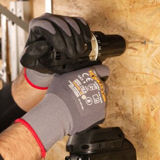 SuperTech Flex Arbeitshandschuhe, Größe 7