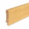 Trevendo® Sockelleiste Eiche furniert matt lackiert 16 x 58 x 2400 mm