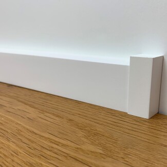 Trevendo Eckstäbe E2: 20 x 20 x 61 mm, RAL9010, 15er Pack