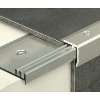 Prinz Design-Step Schraubprofil Nr. 331, edelstahl matt, 100 cm