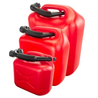 Kraftstoffkanister für Benzin und Diesel, rot