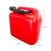 Rexxon Kraftstoffkanister für Benzin und Diesel, rot, 10 Liter