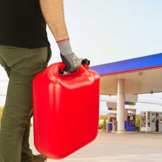 Rexxon Kraftstoffkanister für Benzin und Diesel, rot, 20 Liter