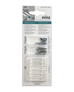 Prinz PS 400 PEP Erhöhungsblocks, 6er-Set, silber / edelstahl poliert