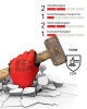 WS-Pro Grip RSL Arbeitshandschuhe, Größe 8