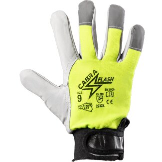 Cabra Flash Leder Arbeitshandschuhe, Größe 8