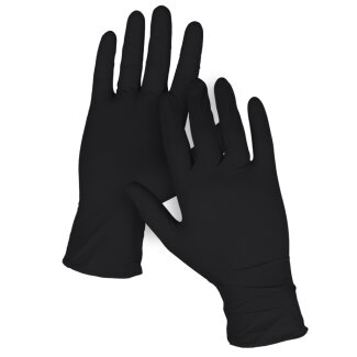 Showa 6112PF EBT Einweghandschuhe, Schwarz, 100er-Box,...