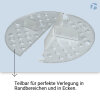 Trevendo Fix Fugenkreuz, 2 mm feste Höhe, Transparent, 50er-Pack