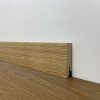 Sockelleisten Muster ca. 20 cm Cube 16 x 58 mm, Eiche furniert matt lackiert