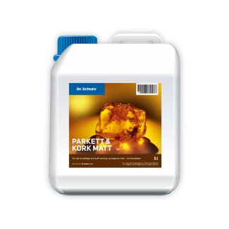 Dr. Schutz Parkett & Kork Matt, 5 Liter