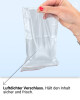 100 Stück Druckverschlussbeutel 40 µm 90 x 200 mm