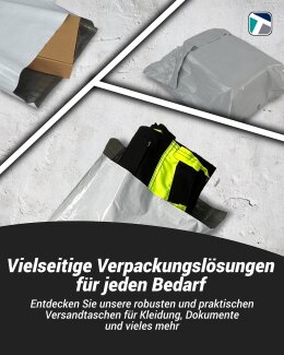 100 St&uuml;ck Folienversandtaschen 190 x 250 mm
