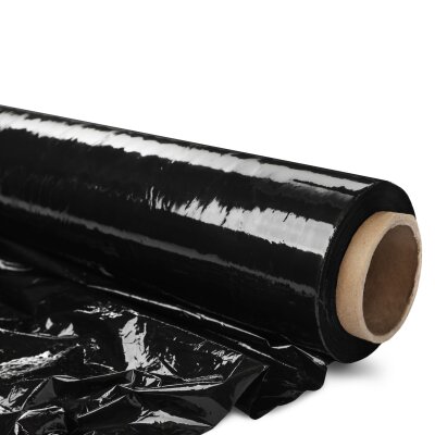 Stretchfolie 50 cm, 2,5kg, 23 my, schwarz
