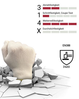 Stronghand 0374 Ningbo Arbeitshandschuhe, Größe 11