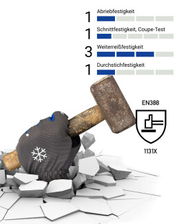 Tegera 417 Winter-Arbeitshandschuhe, Größe 11