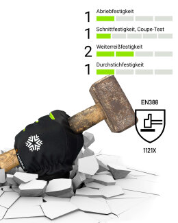 Tegera 517 Winter-Arbeitshandschuhe, Größe 6