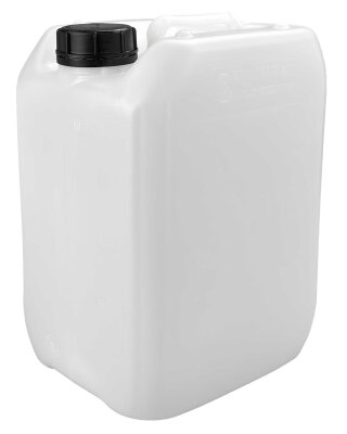 Kanister aus HD-PE (natur) mit Lebensmittelfreigabe, unbefüllt (10 Liter)